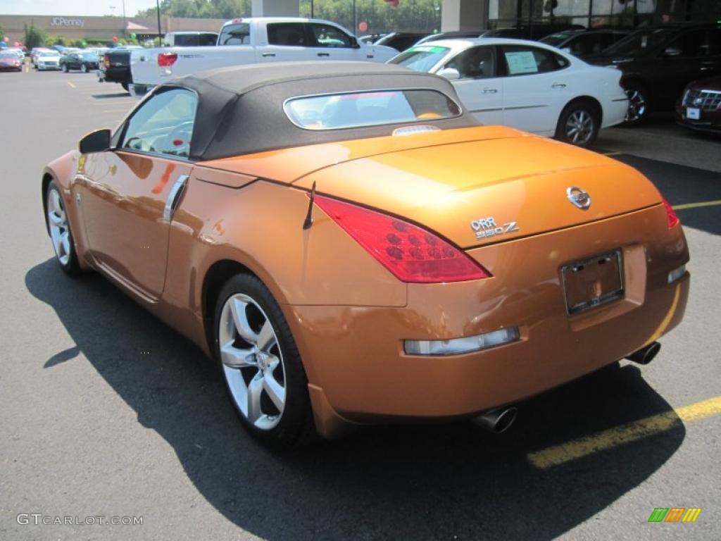 2006 350Z Grand Touring Roadster - Le Mans Sunset Metallic / Charcoal Leather photo #21