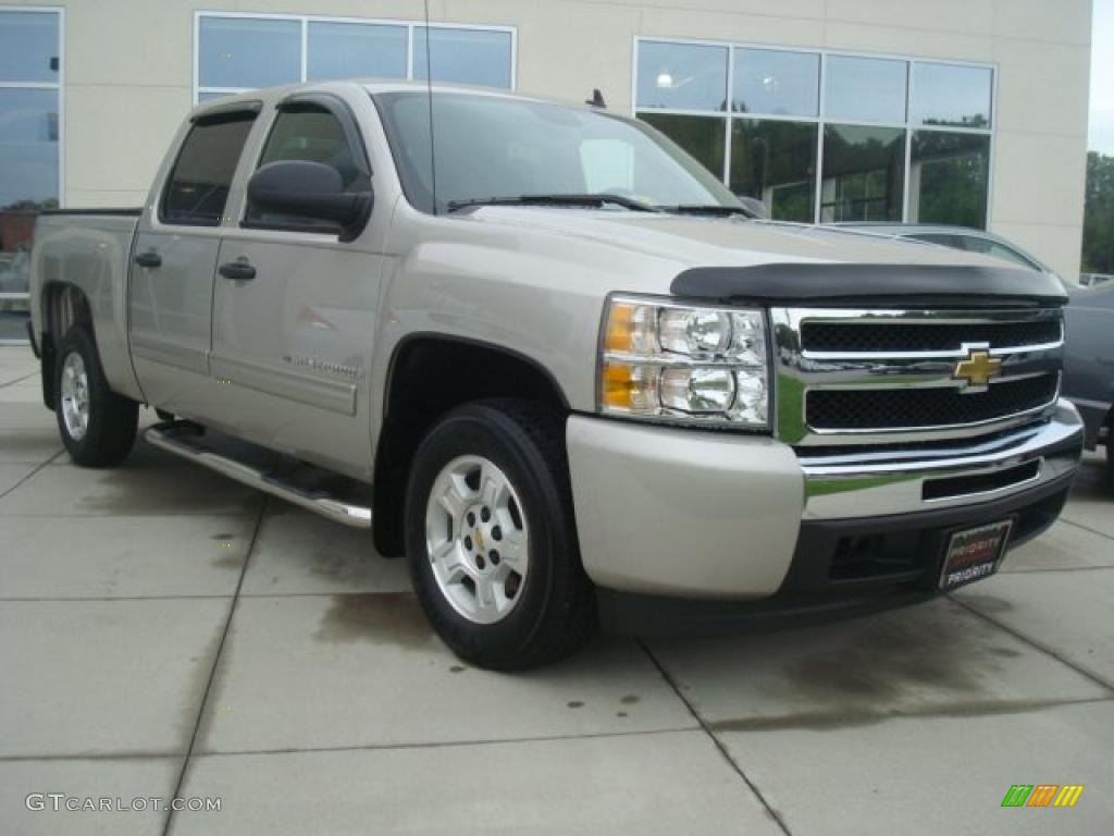 2009 Silverado 1500 LT XFE Crew Cab - Silver Birch Metallic / Ebony photo #8
