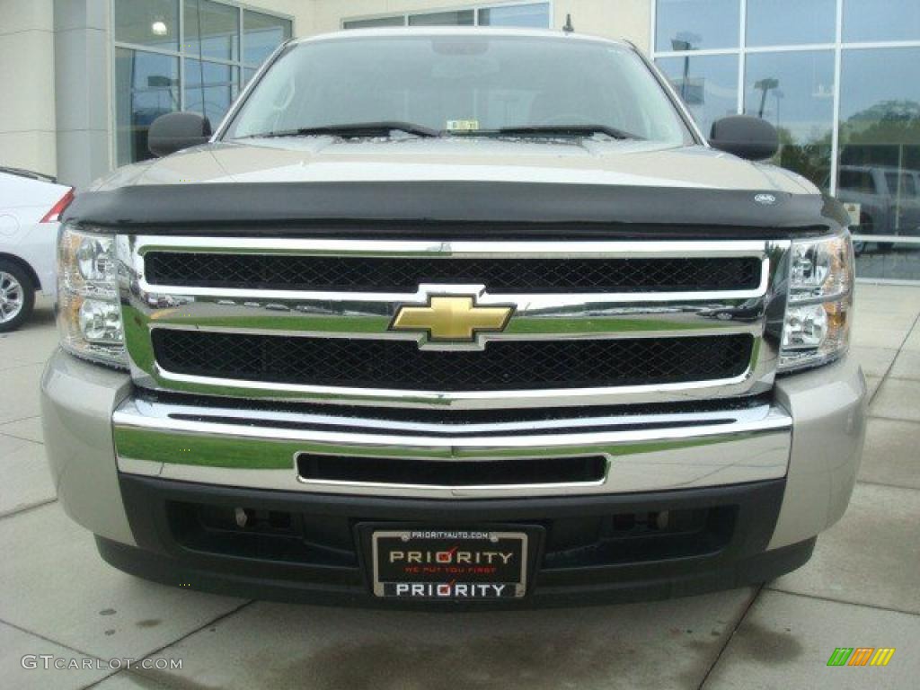 2009 Silverado 1500 LT XFE Crew Cab - Silver Birch Metallic / Ebony photo #9