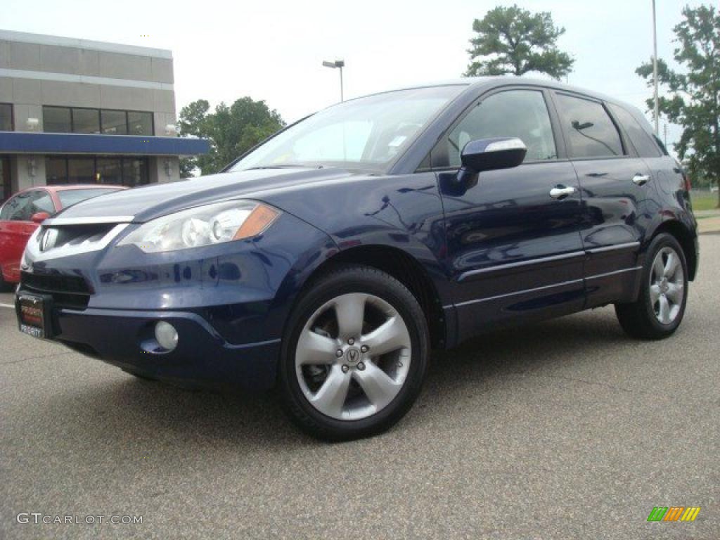 2007 RDX Technology - Royal Blue Pearl / Ebony photo #2