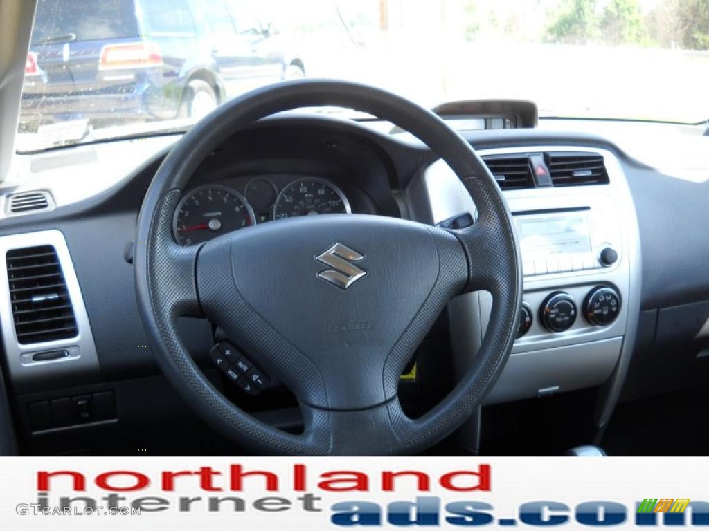 2006 Aerio SX AWD Sport Wagon - White Pearl / Black photo #10
