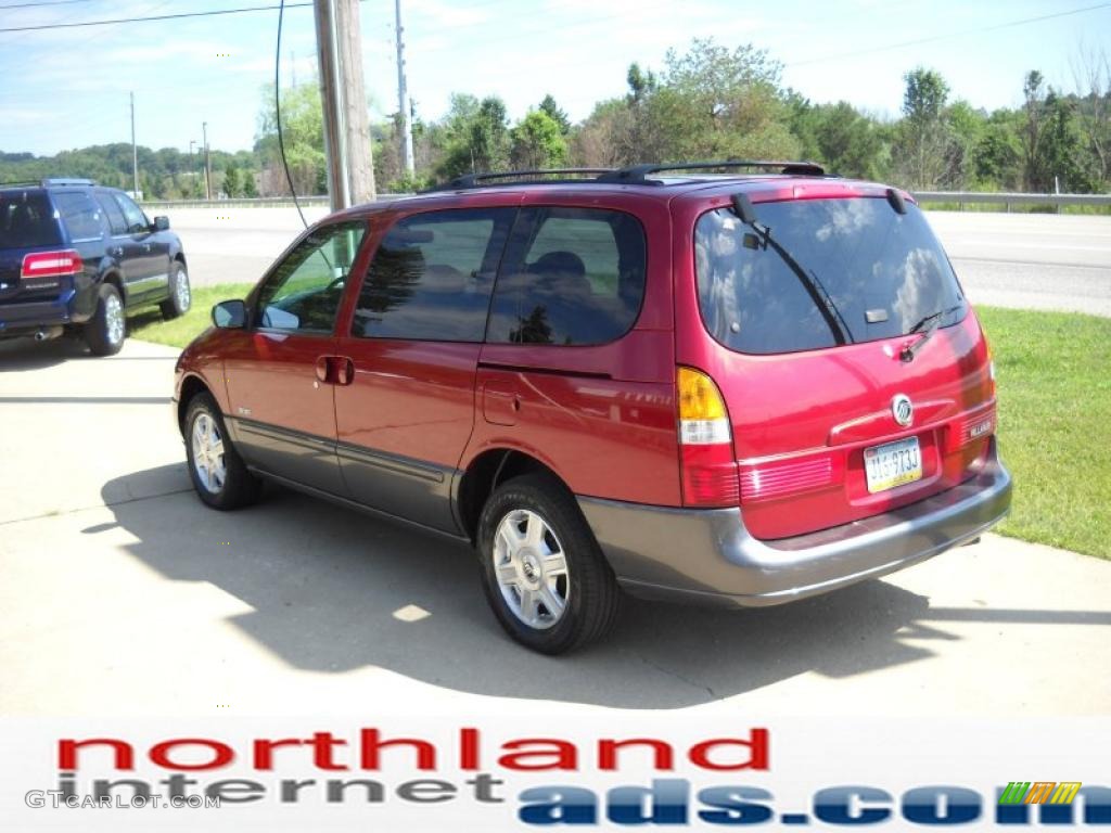 2001 Villager Sport - Toreador Red Metallic / Portland Gray photo #4