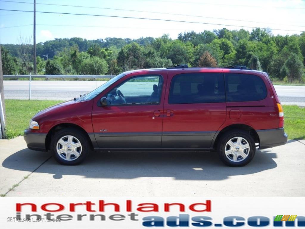 2001 Villager Sport - Toreador Red Metallic / Portland Gray photo #5