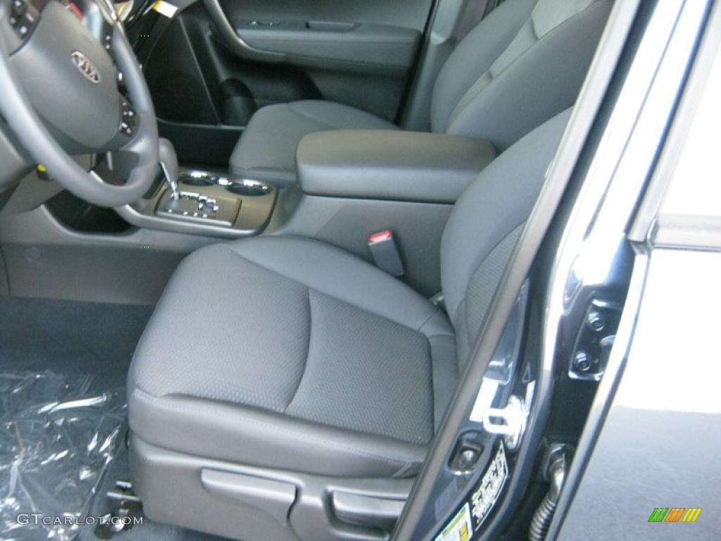 2011 Sorento LX V6 AWD - Pacific Blue / Black photo #13
