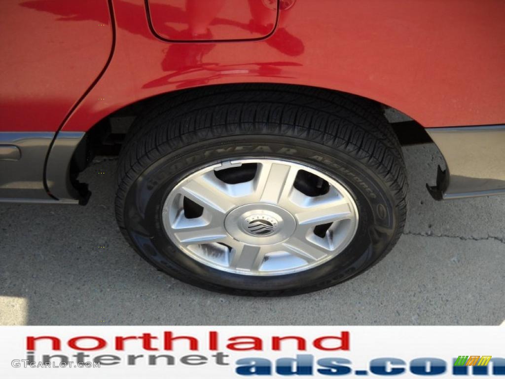 2001 Villager Sport - Toreador Red Metallic / Portland Gray photo #13