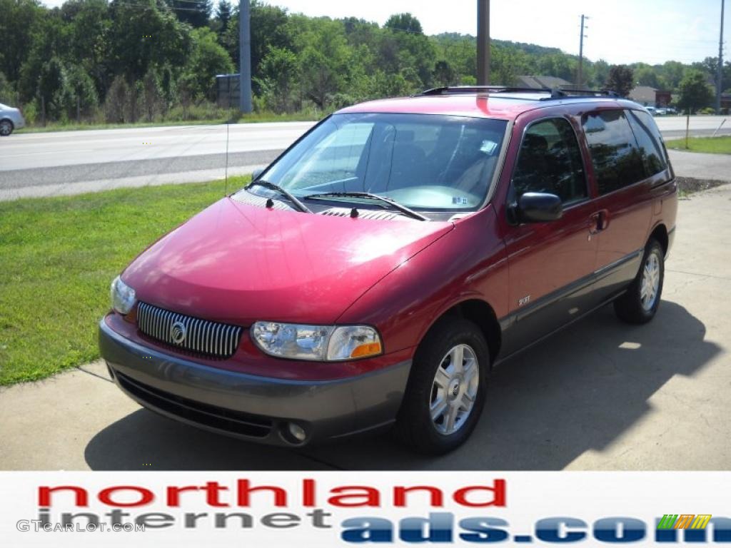 2001 Villager Sport - Toreador Red Metallic / Portland Gray photo #14