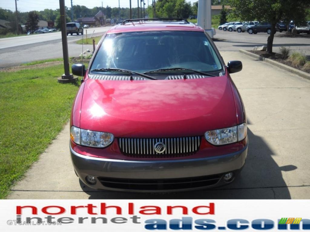 2001 Villager Sport - Toreador Red Metallic / Portland Gray photo #15