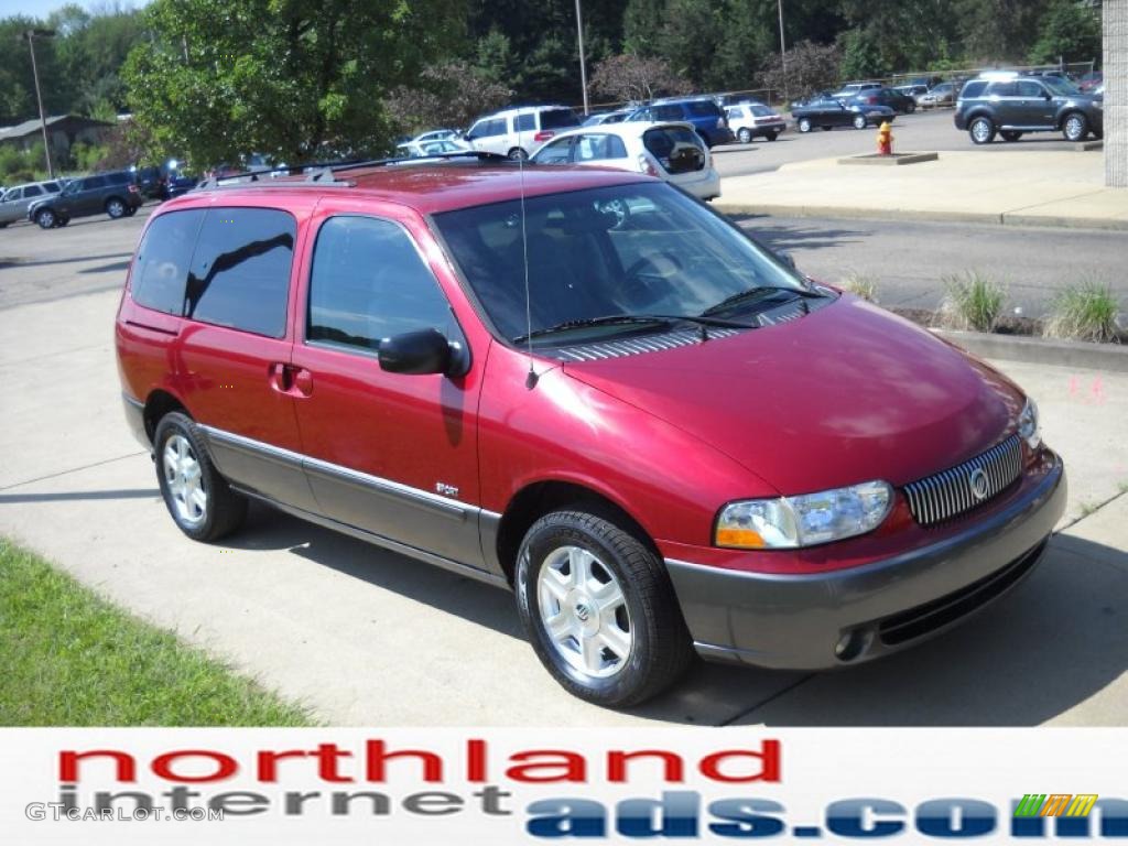 2001 Villager Sport - Toreador Red Metallic / Portland Gray photo #16