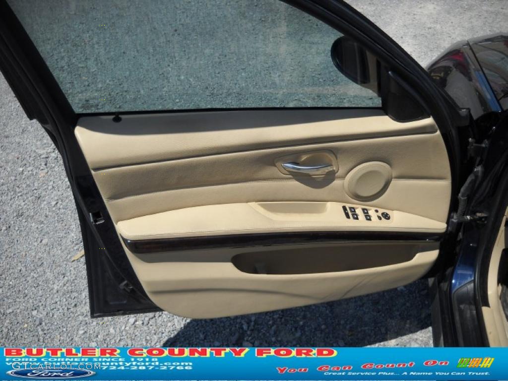 2006 3 Series 325xi Sedan - Monaco Blue Metallic / Beige photo #6