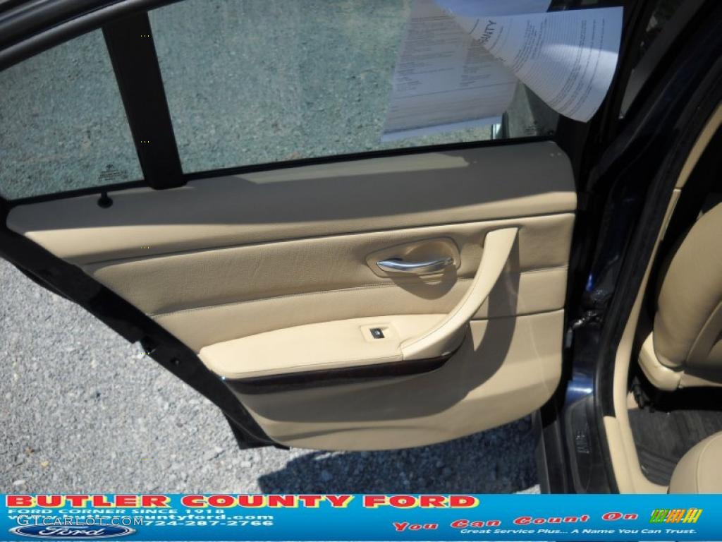 2006 3 Series 325xi Sedan - Monaco Blue Metallic / Beige photo #10