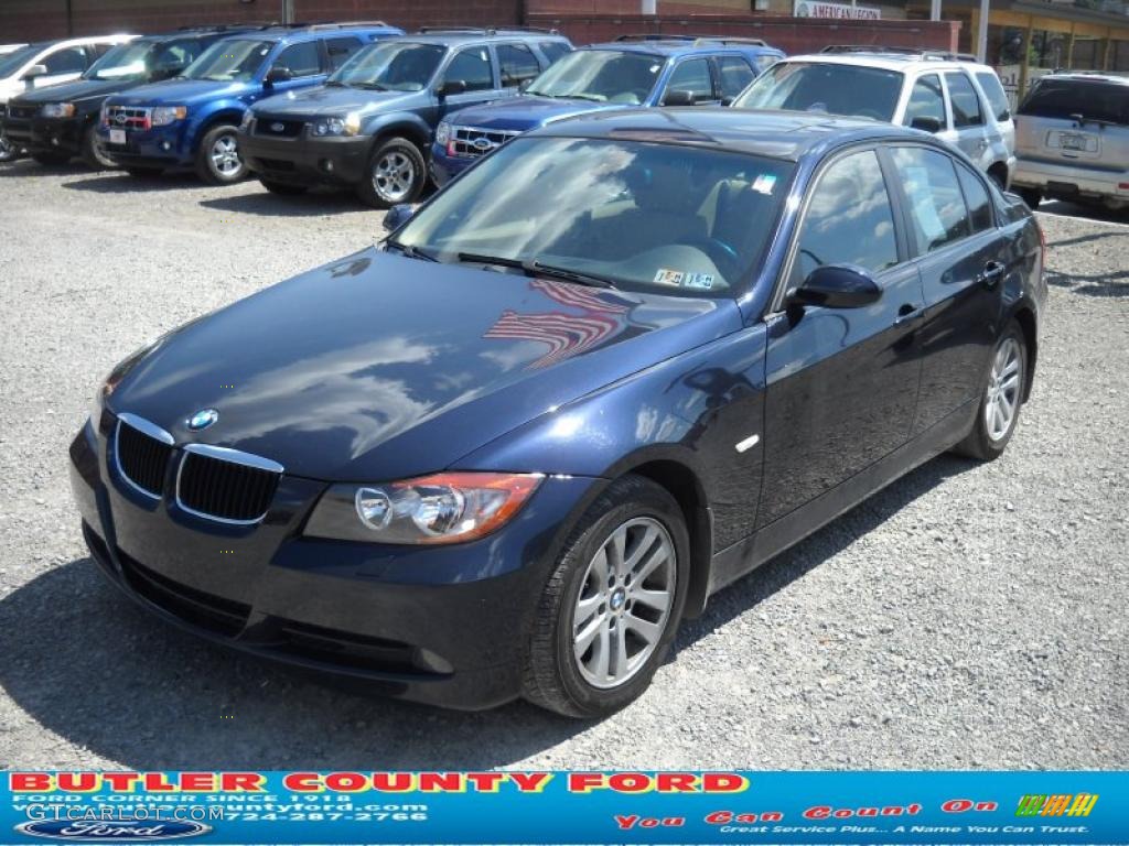 2006 3 Series 325xi Sedan - Monaco Blue Metallic / Beige photo #16