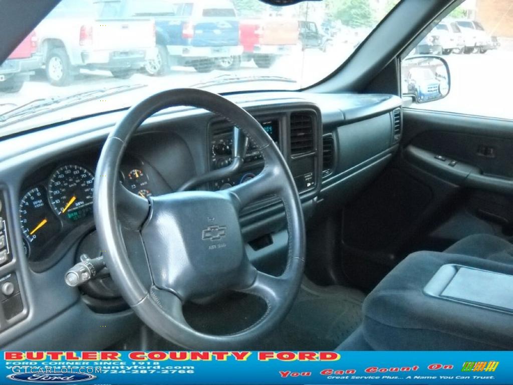 2000 Silverado 1500 LS Extended Cab 4x4 - Light Pewter Metallic / Graphite photo #7