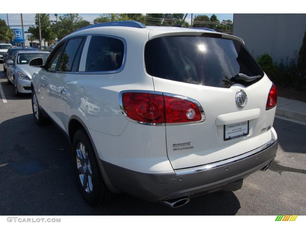 2008 Enclave CXL - White Diamond Tri Coat / Titanium/Dark Titanium photo #21