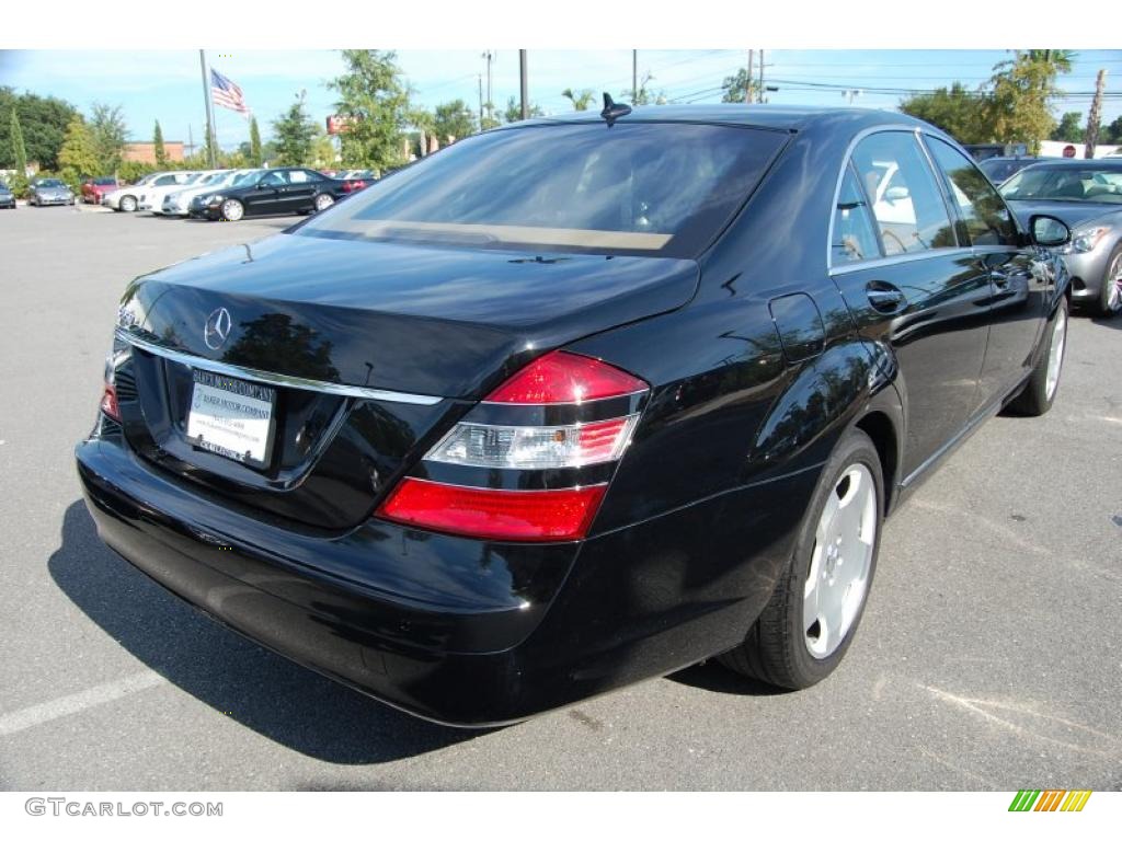 2008 S 550 Sedan - Black / Cashmere/Savanna photo #16