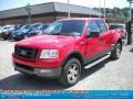 2004 Bright Red Ford F150 FX4 SuperCab 4x4  photo #16