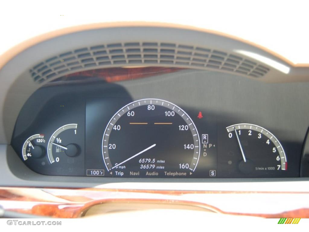 2008 S 550 Sedan - Black / Cashmere/Savanna photo #24