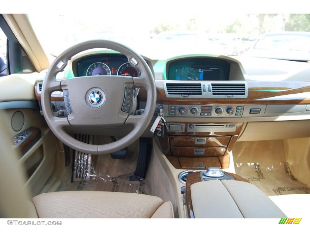 2004 7 Series 745Li Sedan - Kalahari Beige Metallic / Dark Beige/Beige III photo #3