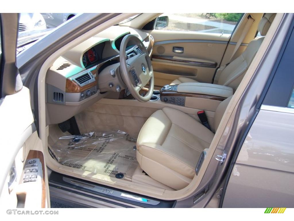 2004 7 Series 745Li Sedan - Kalahari Beige Metallic / Dark Beige/Beige III photo #5