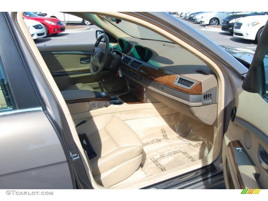 2004 7 Series 745Li Sedan - Kalahari Beige Metallic / Dark Beige/Beige III photo #12