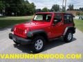 Flame Red - Wrangler X 4x4 Photo No. 1