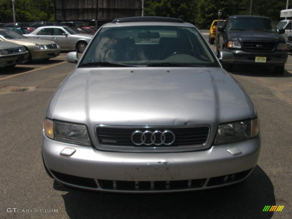 1998 A4 2.8 quattro Sedan - Aluminum Silver Metallic / Opal Grey photo #1