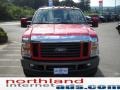 2008 Bright Red Ford F350 Super Duty XLT SuperCab 4x4 Dually  photo #3