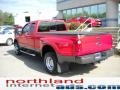 2008 Bright Red Ford F350 Super Duty XLT SuperCab 4x4 Dually  photo #8