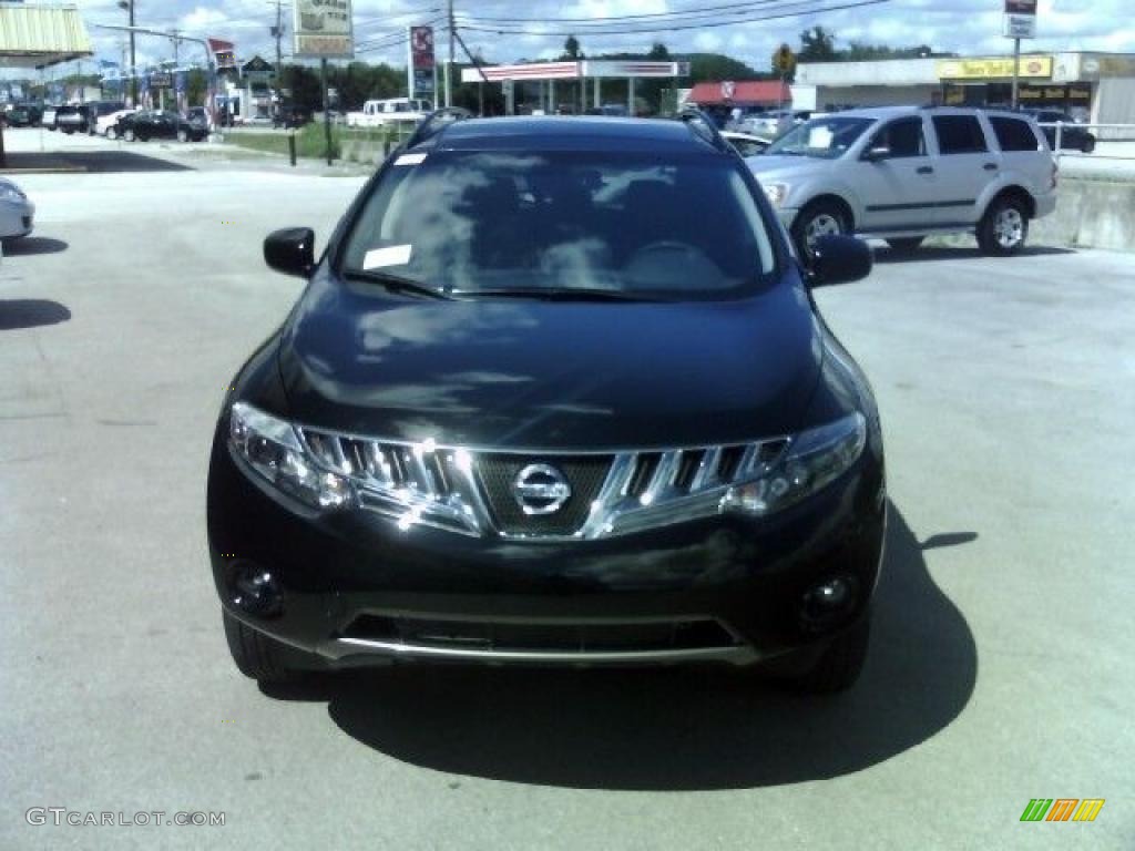 2010 Murano LE AWD - Super Black / Black photo #2