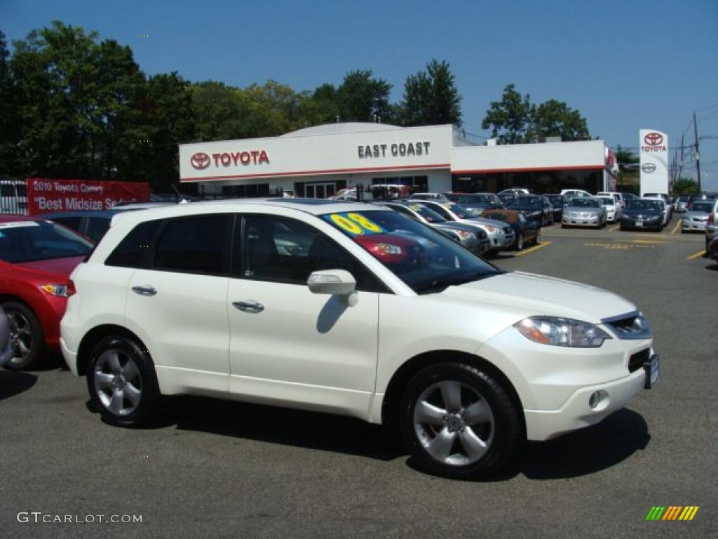 2008 RDX Technology - White Diamond Pearl / Ebony photo #1