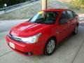 Vermillion Red - Focus SE Sedan Photo No. 5