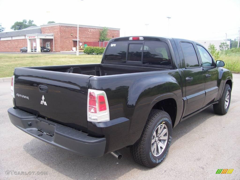 2008 Raider LS Double Cab - Brilliant Black / Slate photo #2