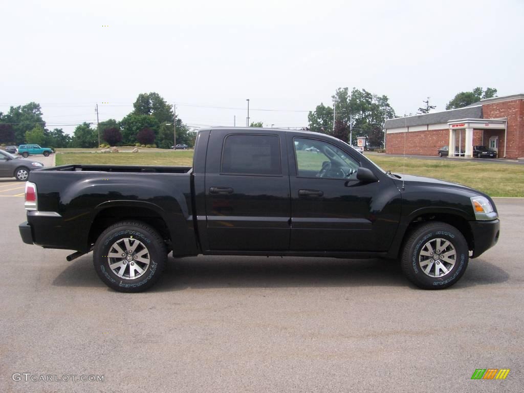 2008 Raider LS Double Cab - Brilliant Black / Slate photo #3
