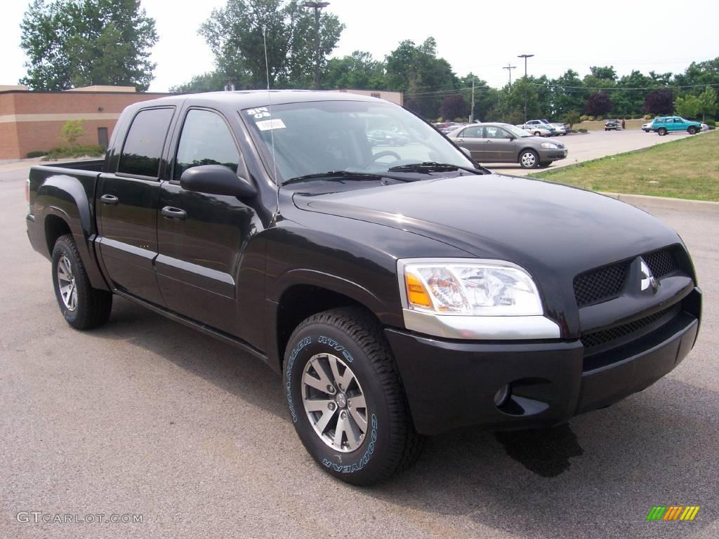 2008 Raider LS Double Cab - Brilliant Black / Slate photo #4