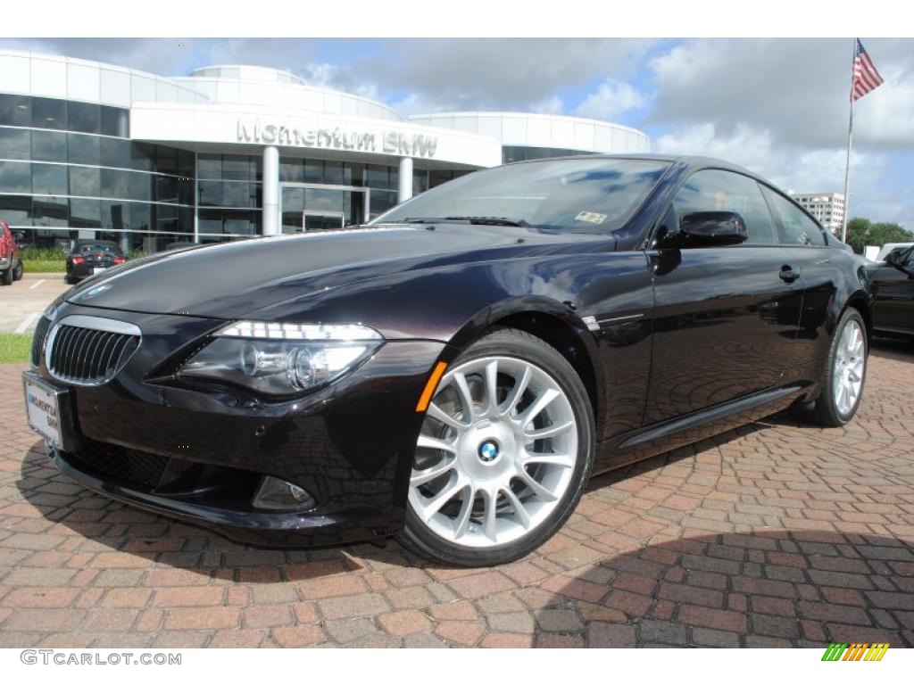 2008 6 Series 650i Coupe - Black Sapphire Metallic / Saddle Brown photo #1