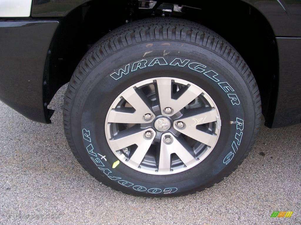 2008 Raider LS Double Cab - Brilliant Black / Slate photo #16