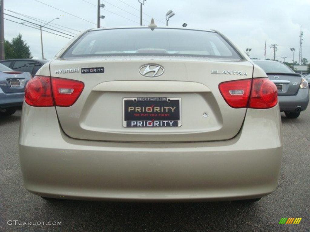 2009 Elantra GLS Sedan - Laguna Sand / Beige photo #5