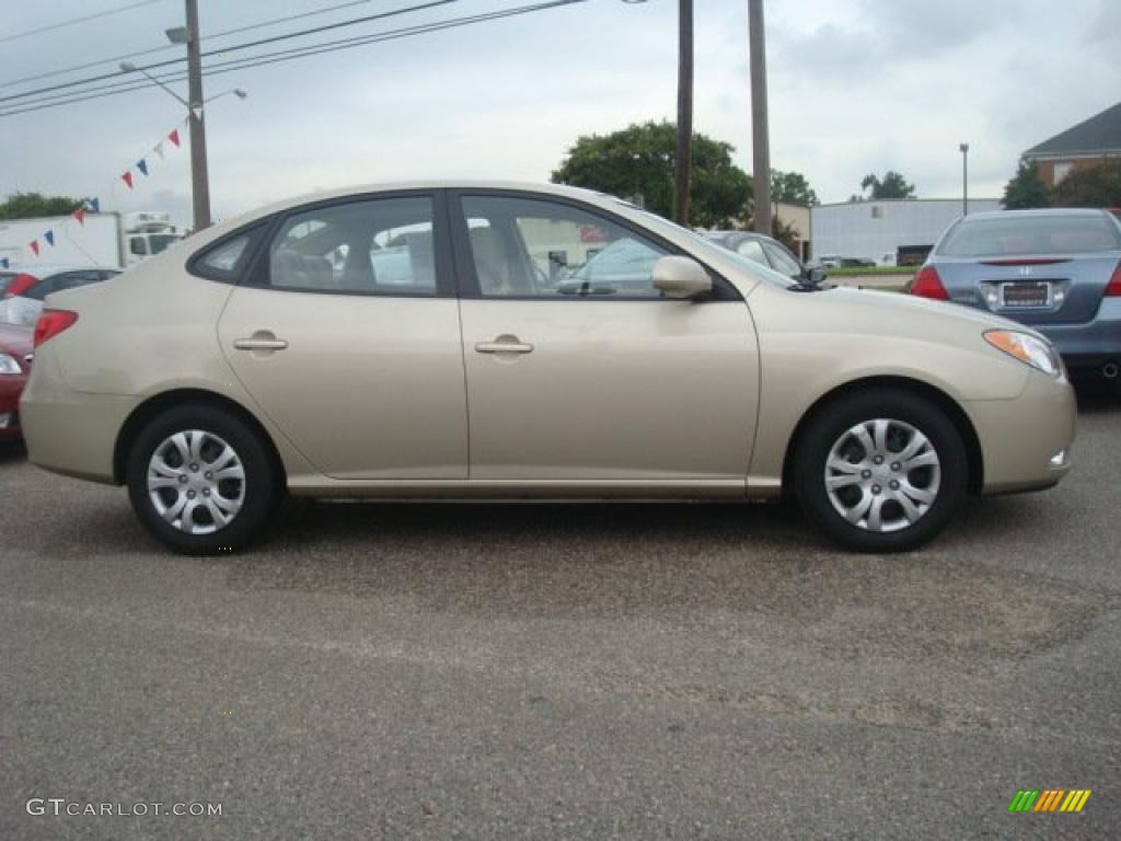 2009 Elantra GLS Sedan - Laguna Sand / Beige photo #7