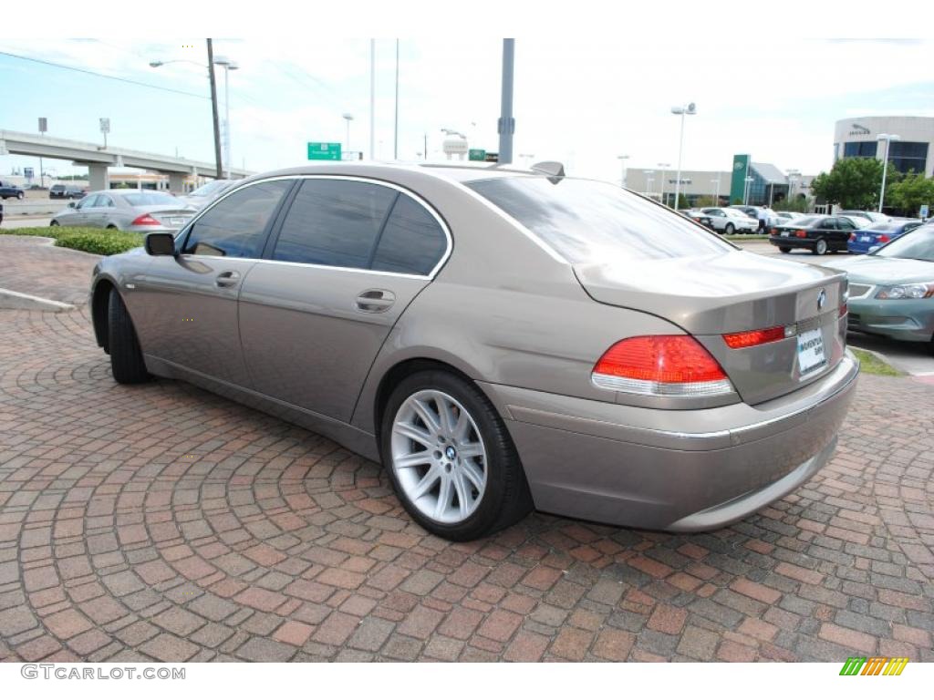 2004 7 Series 745Li Sedan - Kalahari Beige Metallic / Dark Beige/Beige III photo #3