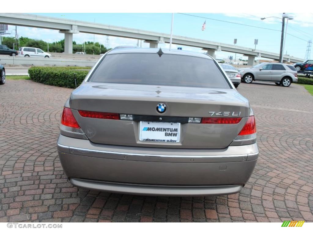 2004 7 Series 745Li Sedan - Kalahari Beige Metallic / Dark Beige/Beige III photo #4
