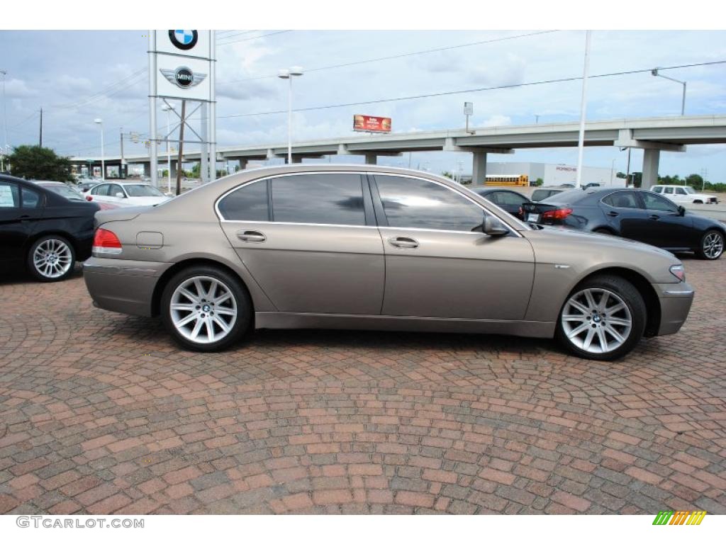 2004 7 Series 745Li Sedan - Kalahari Beige Metallic / Dark Beige/Beige III photo #6