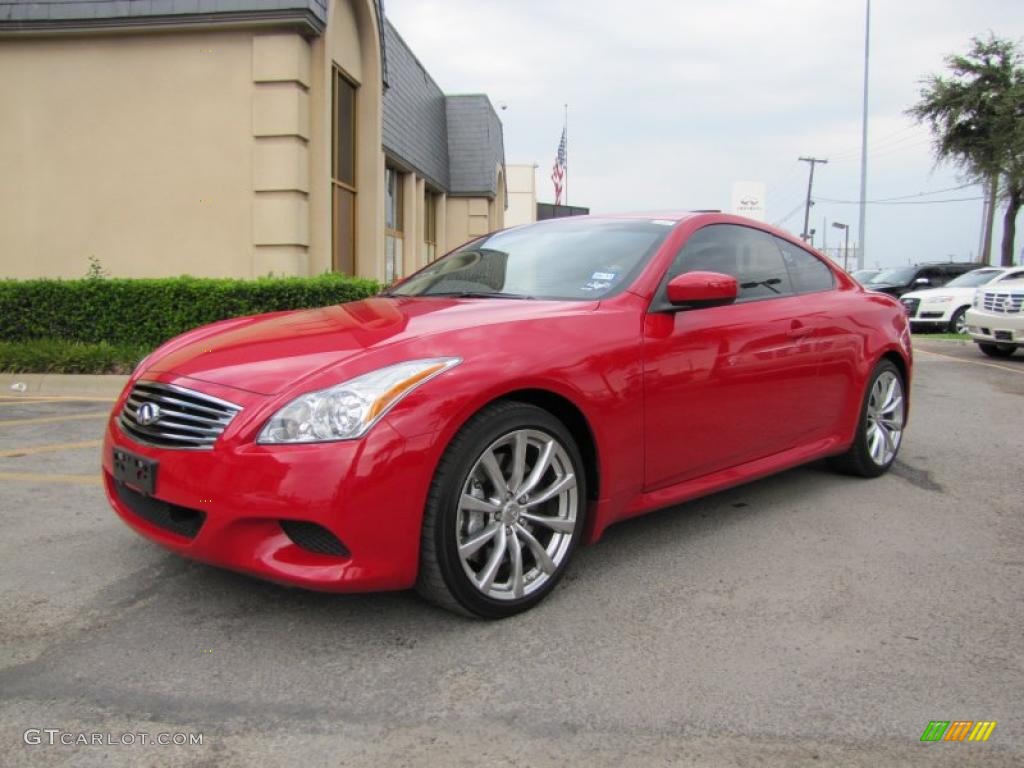 Vibrant Red 2009 Infiniti G 37 S Sport Coupe Exterior Photo #35099809