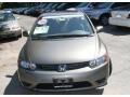 2008 Galaxy Gray Metallic Honda Civic EX Coupe  photo #2