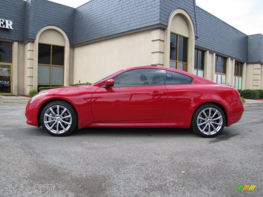 Vibrant Red 2009 Infiniti G 37 S Sport Coupe Exterior Photo #35099823