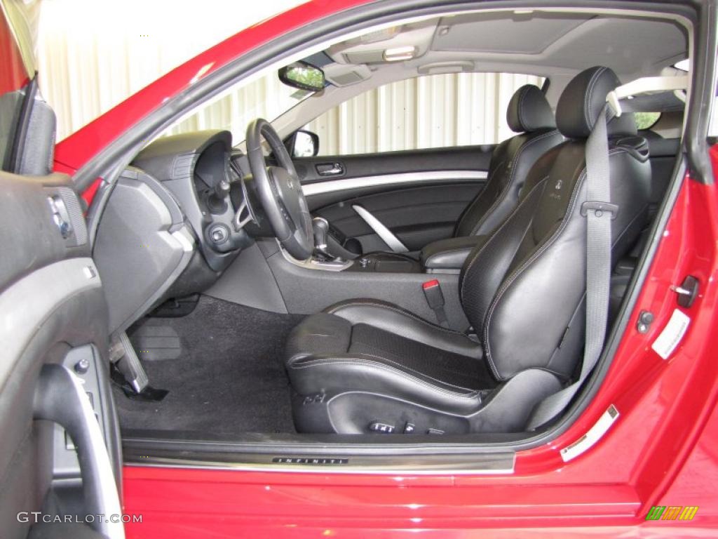 Graphite Interior 2009 Infiniti G 37 S Sport Coupe Photo #35099897