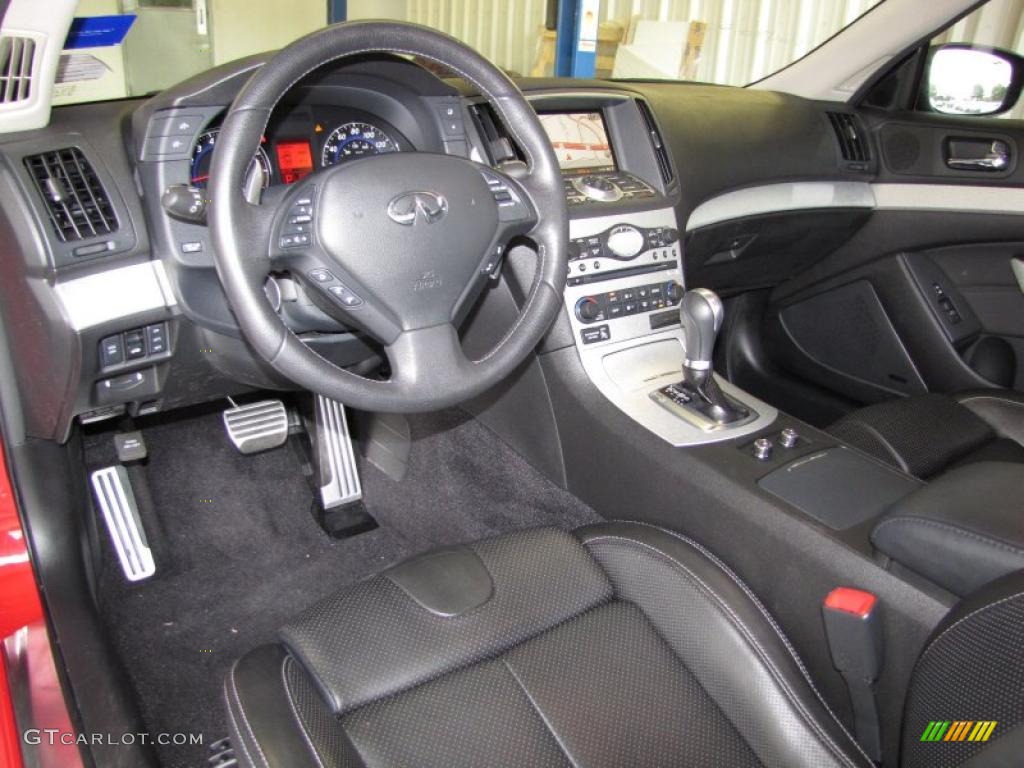 2009 Infiniti G 37 S Sport Coupe Graphite Dashboard Photo #35099961