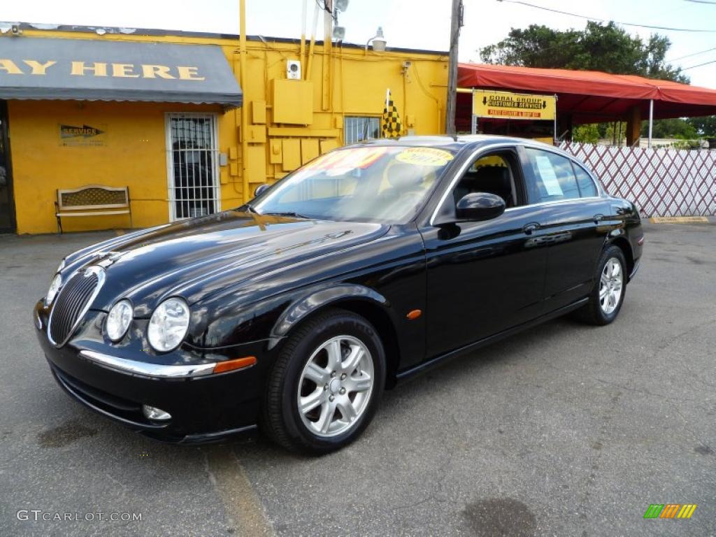 2003 S-Type 3.0 - Black / Charcoal photo #3