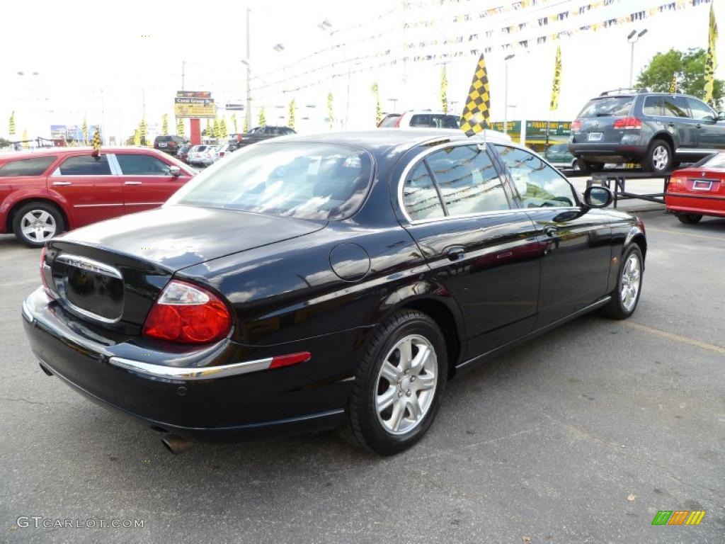 2003 S-Type 3.0 - Black / Charcoal photo #6