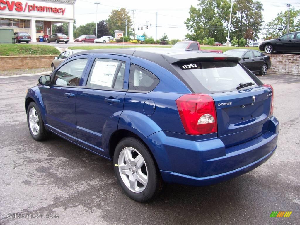 2009 Caliber SXT - Deep Water Blue Pearl / Dark Slate Gray photo #2