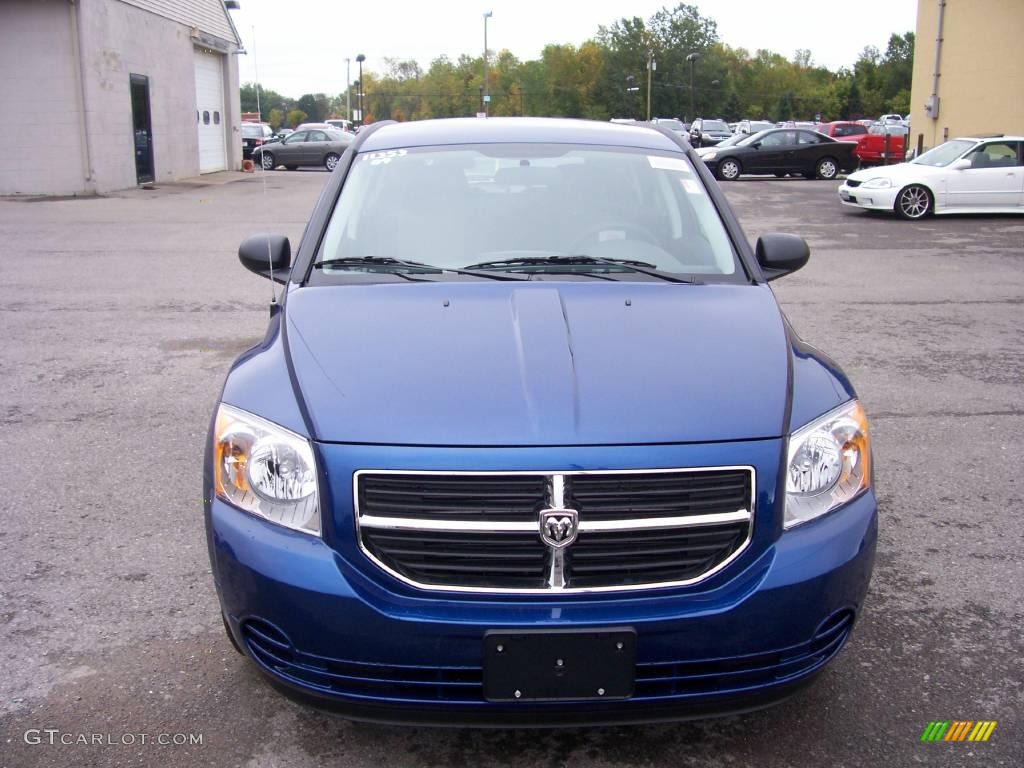 2009 Caliber SXT - Deep Water Blue Pearl / Dark Slate Gray photo #4