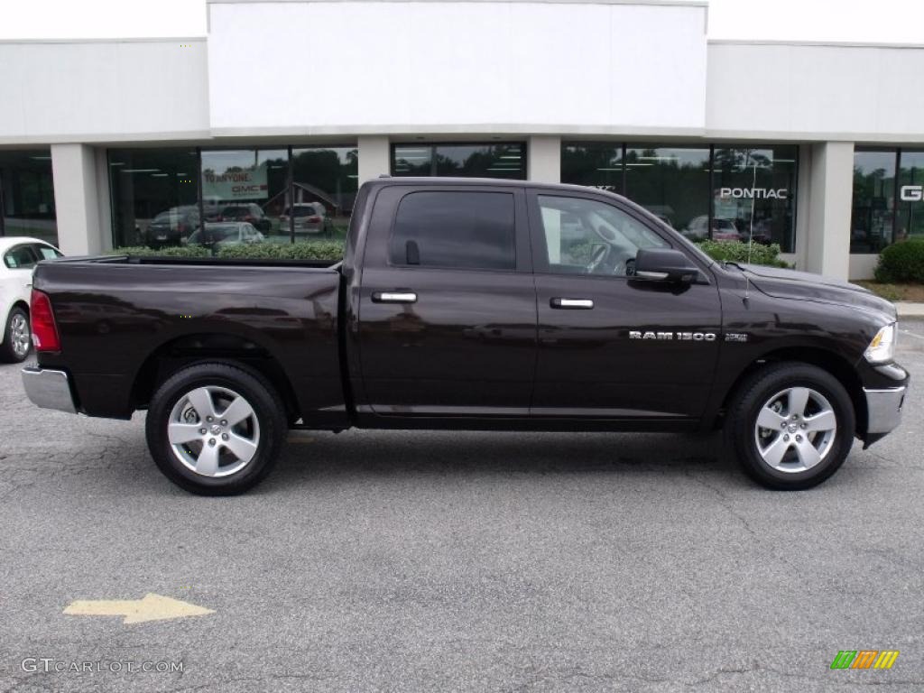 2011 Ram 1500 Big Horn Crew Cab - Rugged Brown Pearl / Light Pebble Beige/Bark Brown photo #1